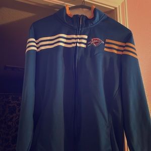 Adidas Oklahoma City Thunder Zip Up Jacket